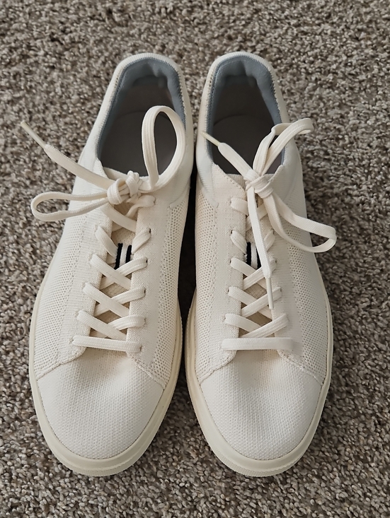Rothy's Shoes - Never Worn Rothys Womens Cream Lace Up Sneakers
